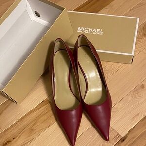 Michael Kors Deep Red Heels